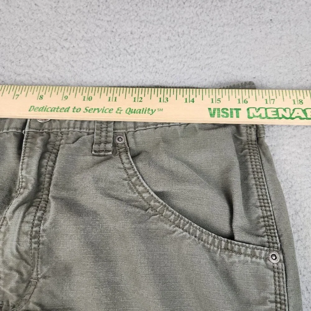 Wrangler Workwear Pants Men's 34x30 Ripstop Straight Leg Green - Picture 3 of 9